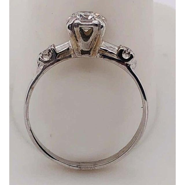 2010s 14 Karat White Gold Diamond Engagement Ring Bridal / Wedding For Sale - Image 5 of 8