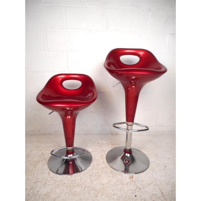 Late 20th Century Retro Style Bar Stools Set of 4 Chairish