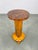 Refined art deco pedestal table from 1930s czechoslovakia, designed as a display stand for sculpture, vase, or bust....
