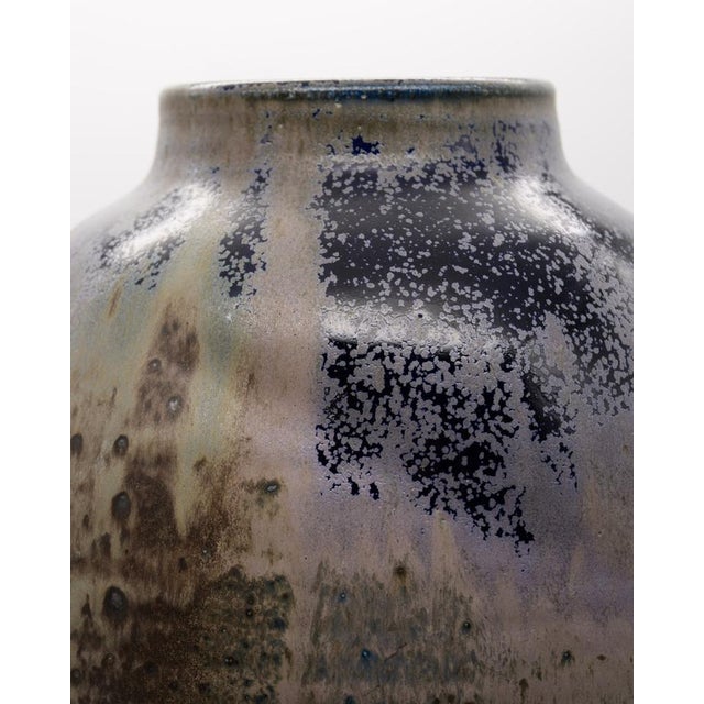 Blue Studio Ceramic Vase by Daniel Achermann, Early 1990s For Sale - Image 8 of 11