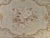 20th Century French Pink Purple White Floreal Central Medallion Aubusson Rug, 1920s For Sale - Image 11 of 17