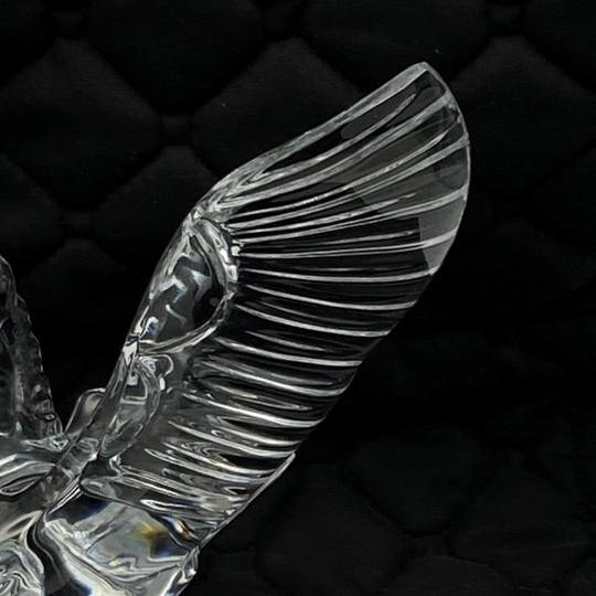 Waterford Crystal Fred Curtis Sculpture/Figurine - Eagle With Outstretched Wings (Vintage, Model #105153) For Sale - Image 13 of 18