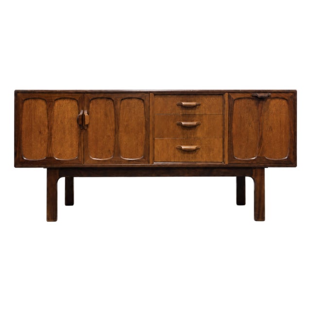 Mid Century Modern Teak Credenza by G-Plan, Made in England, C. 1960’s | Long Sideboard Buffet For Sale