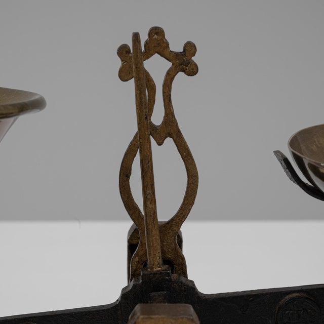 19th Century French Iron & Brass Scale For Sale - Image 13 of 18