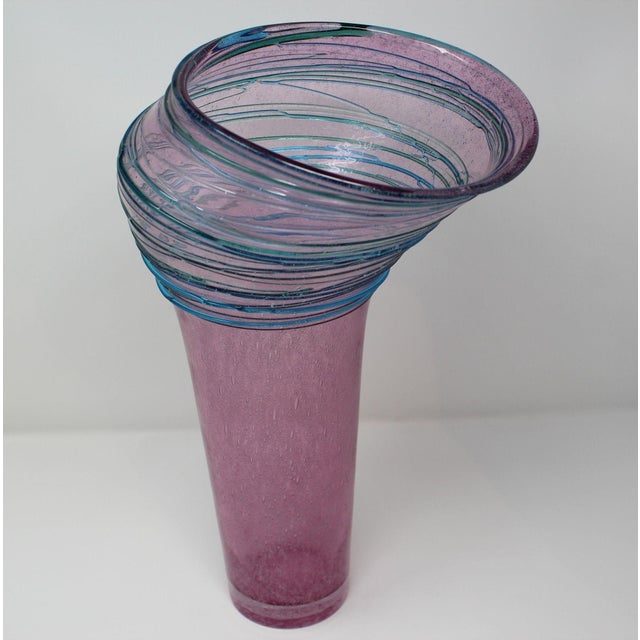Cenedese Four Seasons Murano Vase For Sale In Naples, FL - Image 6 of 6