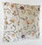 Contemporary Brown and Beige Floral Embroidered Cushion, Hand-Crafted Fabric, India For Sale - Image 3 of 10