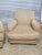American Baker Upholstered Club Armchairs Lounge Chairs With Matching Pillows - a Pair For Sale - Image 3 of 7