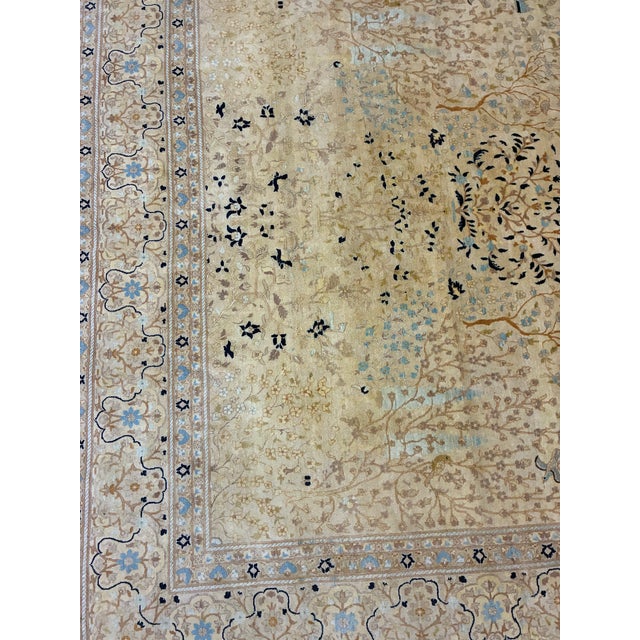 Mid 20th Century Safavieh Hand-Knotted Wool Tree of Life Area Rug For Sale - Image 5 of 11