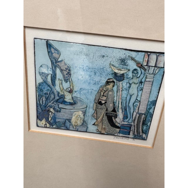 Christine Peirano “Kimono Series #9” Collage, Framed For Sale - Image 11 of 12