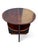 Mid-Century Modern Elegant 1930s French Art Deco Mahogany & Ebonized Round End Table For Sale - Image 3 of 7