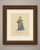 This is an original antique copper engraving from 1757, colored by hand, lettered "Habit of an English Lady of Quality, in...
