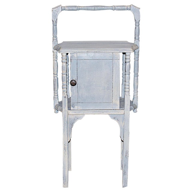 Shabby Chic Painted Copper-Lined Humidor For Sale