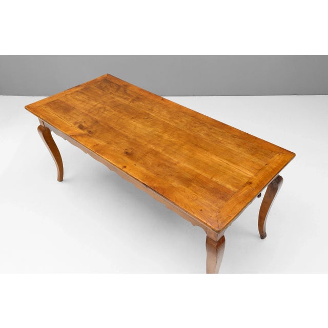 Cherrywood Dining Table, 1880s For Sale - Image 6 of 11