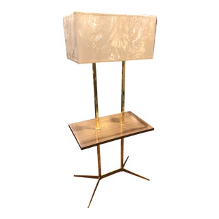 Vintage Paul McCobb Brass Floor Lamp For Sale