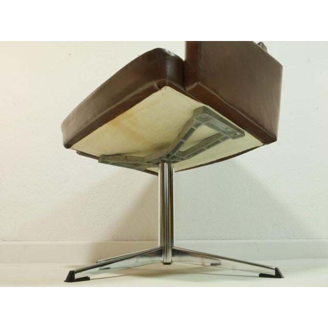 Mid-Century Swivel Armchair, 1970s For Sale - Image 11 of 13