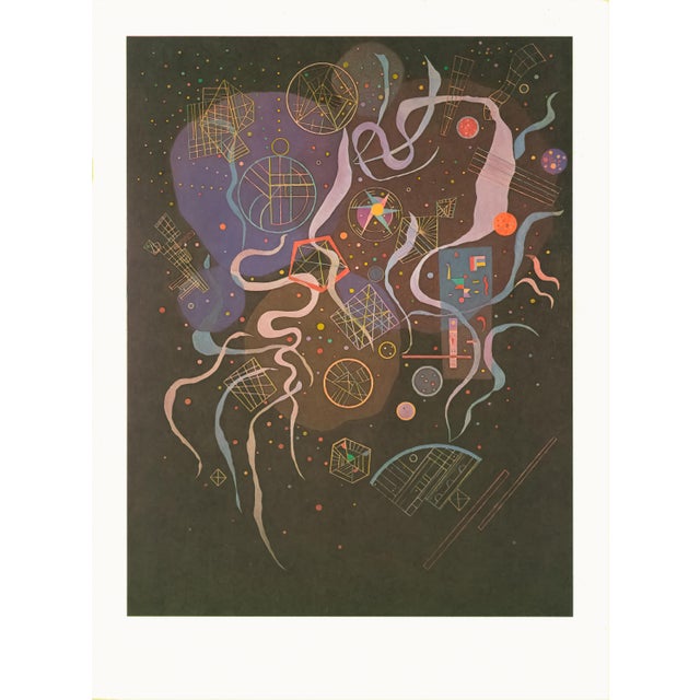 1969 Wassily Kandinsky Lithograph "Mouvement I" (Movement I) For Sale
