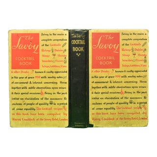 "The Savoy Cocktail Book" 1933 Craddock, Harry For Sale