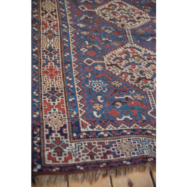 Tribal Vintage Kamseh Rug - 3'6" X 4'10" For Sale - Image 3 of 9