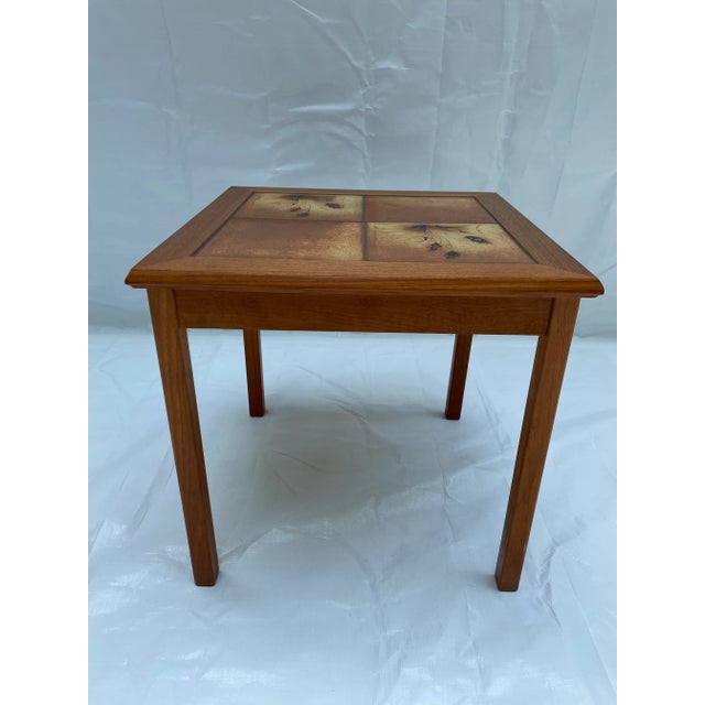 Mid 20th Century Mid 20th Century Danish Teak Side Table by Mobelfabrikken Toften For Sale - Image 5 of 10