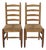 French Farmhouse Dining Chairs - A Pair For Sale