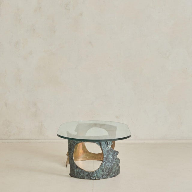 Metal Belgium Brutalist Coffee Table Attributed to Willy Ceysens No. 02, 1970s For Sale - Image 7 of 11