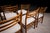 Set of 8 Chairs in Caviuna Wood & Linen, Alexandre Rapoport, 1960s For Sale - Image 11 of 13