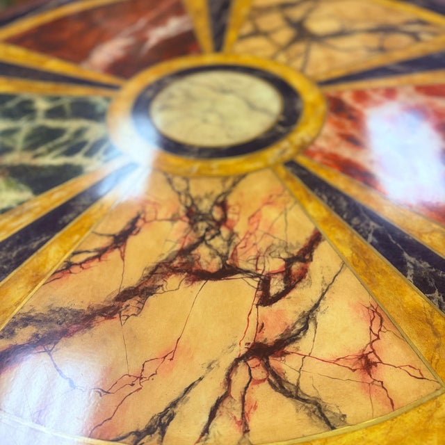 Traditional Thomas Morgan Table With Dessin Fournir Pedestal Base For Sale - Image 3 of 5