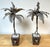 Pair Neoclassical Style Tole Palm Tree Topiaries, Attributed to Maitland-Smith For Sale - Image 10 of 13