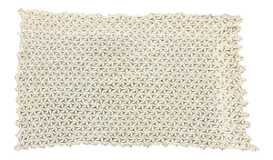 Hand Crochet Ecru Pin Wheel Pattern Table Cloth or Bedspread