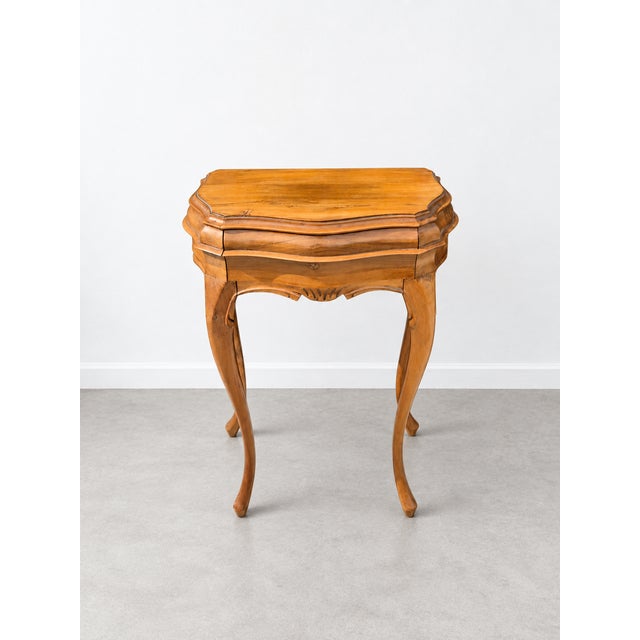 Vintage Louis XV Style Wooden Coffee Table, 1960 For Sale - Image 12 of 12