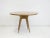 Ash Wood Round Table with Brass Details For Sale - Image 10 of 10