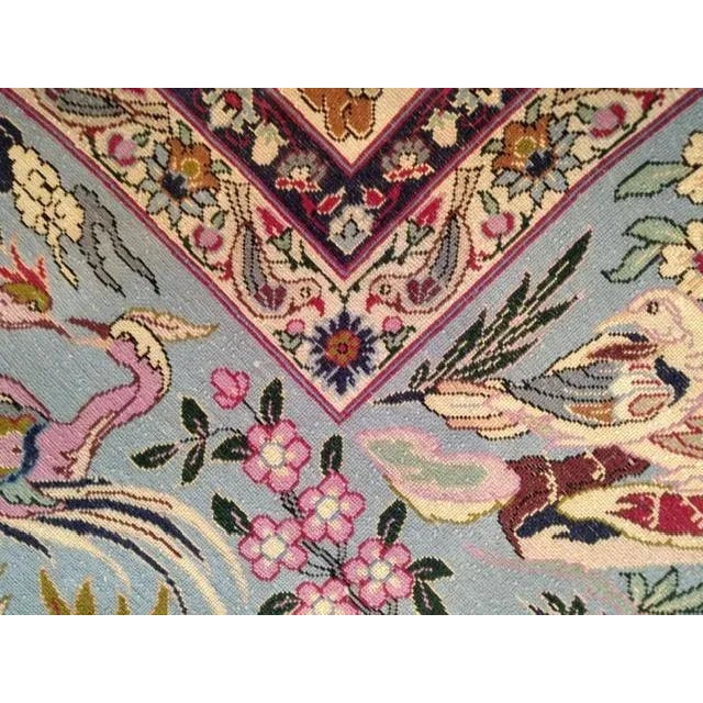 1960s 1960s Vintage Seirafian Isphahan Hunting Rug For Sale - Image 5 of 7