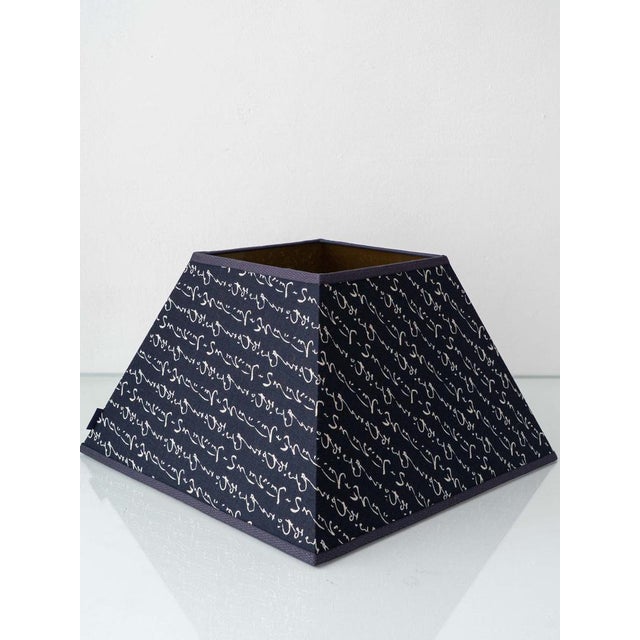Vintage Cubist Ceramic Table Lamp with Hand-Painted Face & New Lampshade, Spain For Sale - Image 9 of 11
