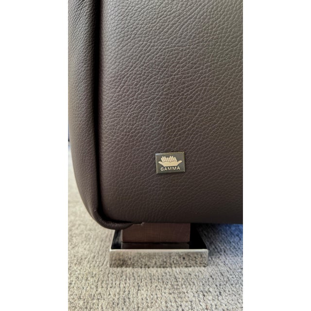 Gamma Arredamenti Italian Leather Sectional For Sale - Image 13 of 13