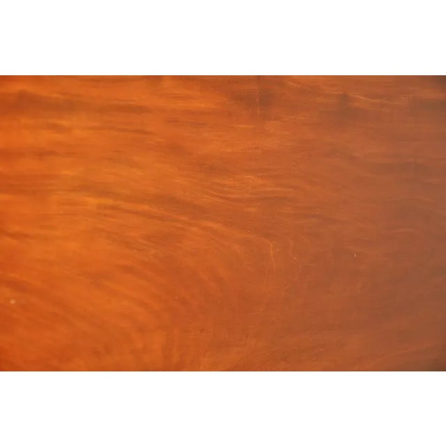 19th Century English Regency Mahogany Game Table on Metal Casters For Sale - Image 11 of 11