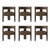 Brooklyn Dining Chairs by Porus Studio, Set of 6 For Sale - Image 14 of 14