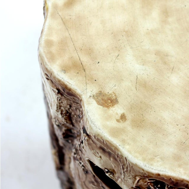 Large Life Size Majolica Sculpture by Gustavsberg, 1890s For Sale - Image 10 of 17