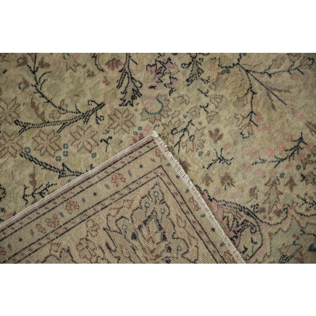Rose Vintage Distressed Kayseri Carpet - 6'8" x 9'8" For Sale - Image 8 of 10