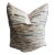 G P & J Baker Fairford Cream/Pewter/Rose Pillow Cover For Sale