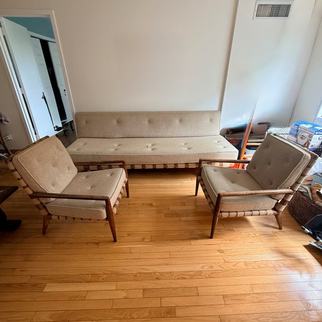 T.H. Robsjohn-Gibbings Sofa A rare find from the estate of an I.M. Pei architect. This 1950s model 1711 was made for...
