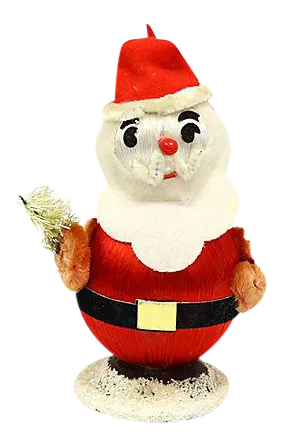 Midcentury Figural Santa Clause Ornament