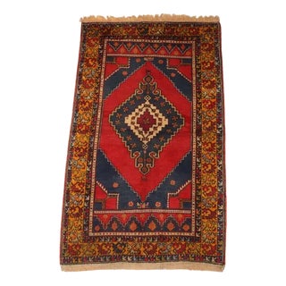 Vintage Turkish Jorun Rug For Sale