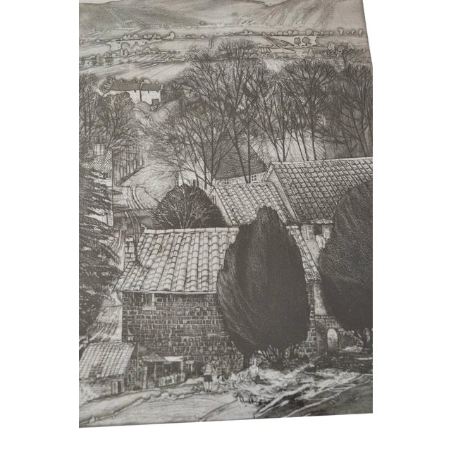 Michael James Chaplin Italian Summer, Framed Etching by Michael Chapman For Sale