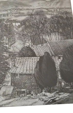 Michael James Chaplin Italian Summer, Framed Etching by Michael Chapman