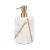 Contemporary Marble Brass Lotion Dispenser For Sale - Image 3 of 3