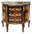 French Louis XV Bombe Chest With Marble Top, Three Drawers & Gold Leaf Bronze Mounts For Sale