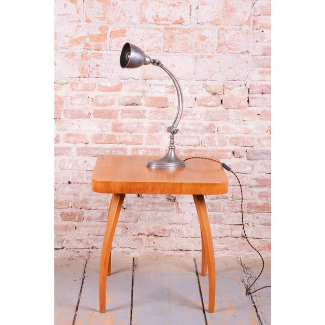 Art Deco Table Lamp in Chrome-Plated Steel, France, 1920s For Sale - Image 10 of 14