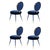 Graceful Dining Chairs by Royal Stranger, Set of 4 For Sale - Image 14 of 14