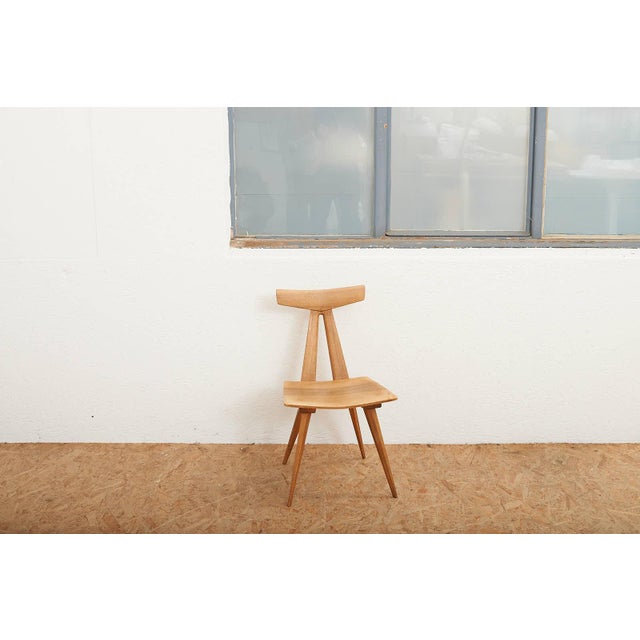 Modern Acacia Chair by Jacob Müller, 1956 For Sale - Image 11 of 12