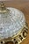 Vintage French Ceiling Lamp in Cut Glass For Sale - Image 6 of 13